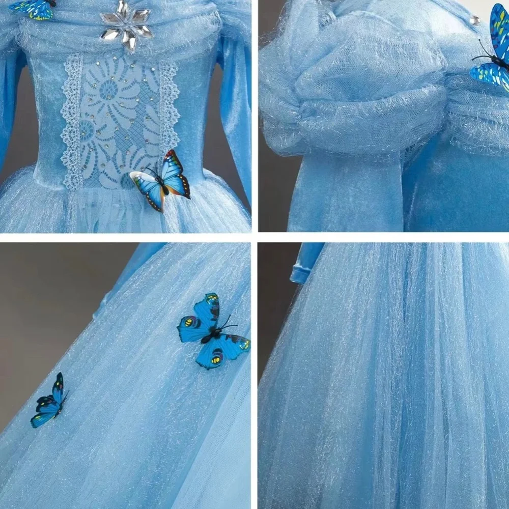 🎉LAST PIECE 🎉 8pcs Girls Butterfly Princess‎ Dress Costume With Accessories